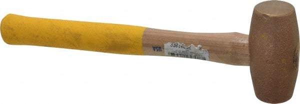 Cook Hammer - 3 Lb Head Nonsparking Mallet - 16" OAL, Wood Handle - Americas Industrial Supply