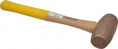 Cook Hammer - 5 Lb Head Nonsparking Mallet - 16" OAL, Wood Handle - Americas Industrial Supply