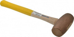 Cook Hammer - 6 Lb Head Nonsparking Mallet - 16" OAL, Wood Handle - Americas Industrial Supply