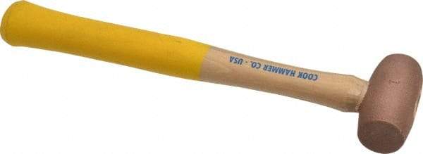 Cook Hammer - 1 Lb Head Nonsparking Mallet - 12" OAL, Wood Handle - Americas Industrial Supply