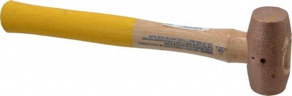 Cook Hammer - 1-1/2 Lb Head Nonsparking Mallet - 13" OAL, Wood Handle - Americas Industrial Supply