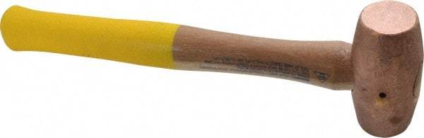 Cook Hammer - 2 Lb Head Nonsparking Mallet - 13" OAL, Wood Handle - Americas Industrial Supply