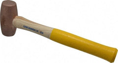 Cook Hammer - 3 Lb Head Nonsparking Mallet - 16" OAL, Wood Handle - Americas Industrial Supply