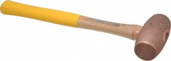 Cook Hammer - 5 Lb Head Nonsparking Mallet - 16" OAL, Wood Handle - Americas Industrial Supply