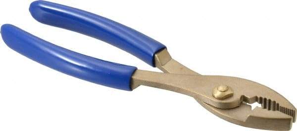 Ampco - 8" OAL, Combination Slip Joint Pliers - Standard Jaw, Standard Head, Nonsparking - Americas Industrial Supply