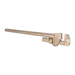 Ampco - 24" Bronze Straight Pipe Wrench - 2-1/2" Pipe Capacity - Americas Industrial Supply