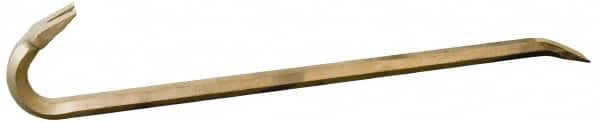 Ampco - 36" OAL Nonsparking Wrecking Bar - 1-11/16" Wide, Aluminum Bronze - Americas Industrial Supply