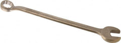 Ampco - 1" 12 Point Offset Combination Wrench - 15° Offset Angle, 13-1/4" OAL, Aluminum Bronze, Plain Finish - Americas Industrial Supply
