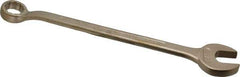 Ampco - 1-1/8" 12 Point Offset Combination Wrench - 15° Offset Angle, 17" OAL, Aluminum Bronze, Plain Finish - Americas Industrial Supply