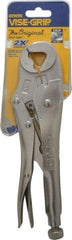 Irwin - 10" OAL Locking Jaw Locking Pliers - 5/8 to 1-1/8" Jaw Opening, Standard Handle - Americas Industrial Supply