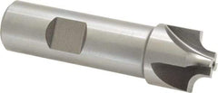 Keo - 3/16" Radius, 7/8" Mill Diam, 4 Flute High Speed Steel Corner Rounding End Mill - Single End, Uncoated, 3/8" Tip Diam, 3-1/8" OAL, 3/4" Shank Diam - Americas Industrial Supply