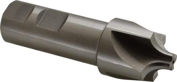 Keo - 5/16" Radius, 1-1/8" Mill Diam, 4 Flute High Speed Steel Corner Rounding End Mill - Single End, Uncoated, 3/8" Tip Diam, 3-1/2" OAL, 7/8" Shank Diam - Americas Industrial Supply
