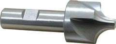 Keo - 1/2" Radius, 1-1/2" Mill Diam, 4 Flute High Speed Steel Corner Rounding End Mill - Single End, Uncoated, 3/8" Tip Diam, 3-7/8" OAL, 3/4" Shank Diam - Americas Industrial Supply