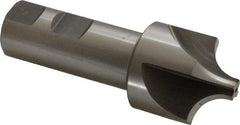 Keo - 1/2" Radius, 1-1/2" Mill Diam, 4 Flute High Speed Steel Corner Rounding End Mill - Single End, Uncoated, 3/8" Tip Diam, 4-1/8" OAL, 1" Shank Diam - Americas Industrial Supply