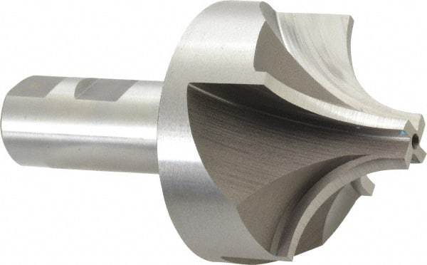 Keo - 1" Radius, 2-3/4" Mill Diam, 4 Flute High Speed Steel Corner Rounding End Mill - Single End, Uncoated, 5/8" Tip Diam, 4-3/4" OAL, 1" Shank Diam - Americas Industrial Supply