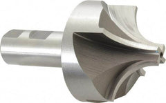 Keo - 1" Radius, 2-3/4" Mill Diam, 4 Flute High Speed Steel Corner Rounding End Mill - Single End, Uncoated, 5/8" Tip Diam, 4-3/4" OAL, 1" Shank Diam - Americas Industrial Supply