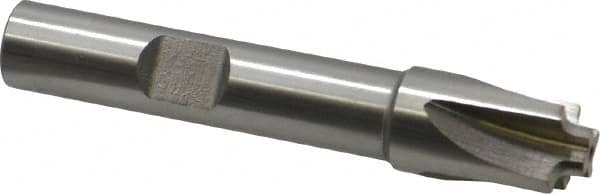 Keo - 1mm Radius, 7/16" Mill Diam, 4 Flute High Speed Steel Corner Rounding End Mill - Single End, Uncoated, 2-1/2" OAL, 3/8" Shank Diam - Americas Industrial Supply