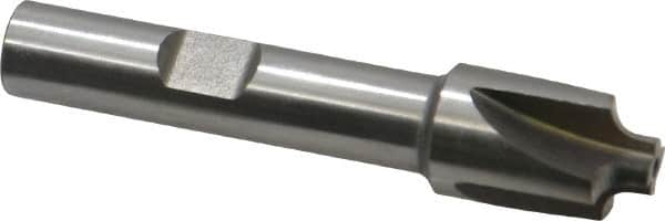 Keo - 2.5mm Radius, 1/2" Mill Diam, 4 Flute High Speed Steel Corner Rounding End Mill - Single End, Uncoated, 2-1/2" OAL, 3/8" Shank Diam - Americas Industrial Supply