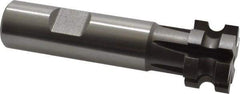 Keo - 1/8" Radius, 1/4" Circle Diam, 1" Cutter Diam, 5/8" Cutting Width, Shank Connection, Concave Radius Cutter - 3/4" Shank Diam, 3-1/2" OAL, High Speed Steel, Uncoated, 6 Teeth, Weldon Flat - Americas Industrial Supply