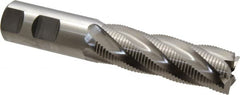 Niagara Cutter - 1" Diam, Fine Pitch, 3" LOC, 5 Flute Cobalt Roughing Square End Mill - Uncoated, 5-1/2" OAL, 1" Shank Diam, Single End, 30° Helix - Americas Industrial Supply