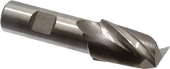 Niagara Cutter - 1", 1-1/2" LOC, 3/4" Shank Diam, 3-3/4" OAL, 2 Flute, Cobalt Square End Mill - Single End, Uncoated, Spiral Flute, 30° Helix, Centercutting, Right Hand Cut, Right Hand Flute, Series SP205 - Americas Industrial Supply