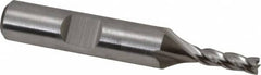 Niagara Cutter - 5/32", 1/2" LOC, 3/8" Shank Diam, 2-3/8" OAL, 4 Flute, Cobalt Square End Mill - Single End, Uncoated, Spiral Flute, 30° Helix, Centercutting, Right Hand Cut, Right Hand Flute, Series SPC408 - Americas Industrial Supply