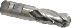 Niagara Cutter - 1" Diam, 2" LOC, 4 Flute Cobalt Ball End Mill - Uncoated, Single End, 4-1/2" OAL, 1" Shank Diam, Spiral Flute - Americas Industrial Supply