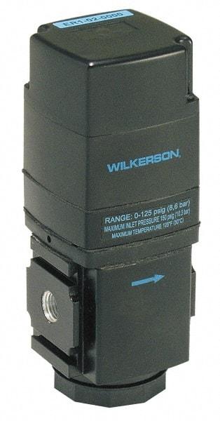 Wilkerson - 3/8 NPT Port, 200 CFM, Aluminum Electronic Regulator - 0 to 125 psi Range, 150 Max psi Supply Pressure, 2.35" Wide x 6.31" High - Americas Industrial Supply