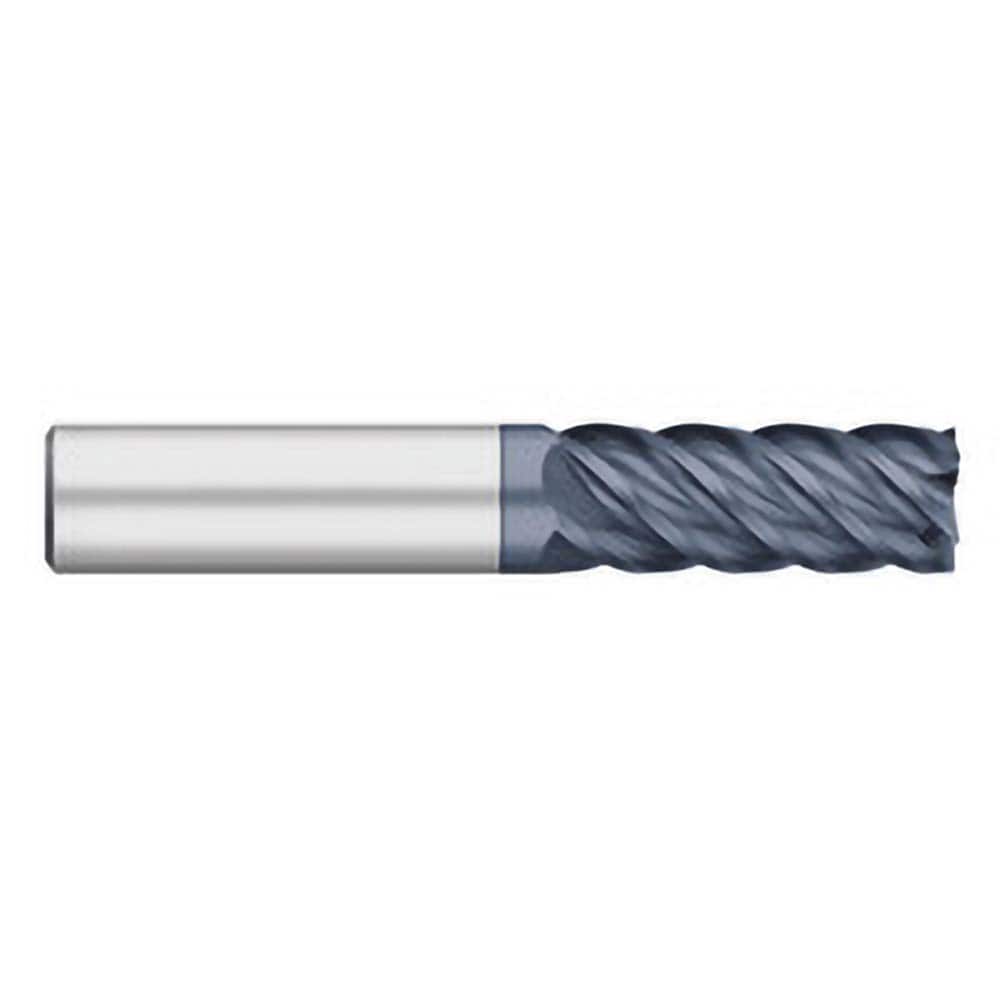 Titan USA - Square End Mills; Mill Diameter (Inch): 1/8 ; Mill Diameter (Decimal Inch): 0.1250 ; Number of Flutes: 5 ; Length of Cut (Inch): 1/2 ; Length of Cut (Decimal Inch): 0.5000 ; Material: Solid Carbide - Exact Industrial Supply
