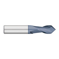 Titan USA - Drill Mills; Material: Solid Carbide ; Mill Diameter (Decimal Inch): 0.0938 ; Shank Diameter (Inch): 1/8 ; Shank Diameter (Decimal Inch): 0.1250 ; Length of Cut (Inch): 3/8 ; Length of Cut (Decimal Inch): 0.3750 - Exact Industrial Supply