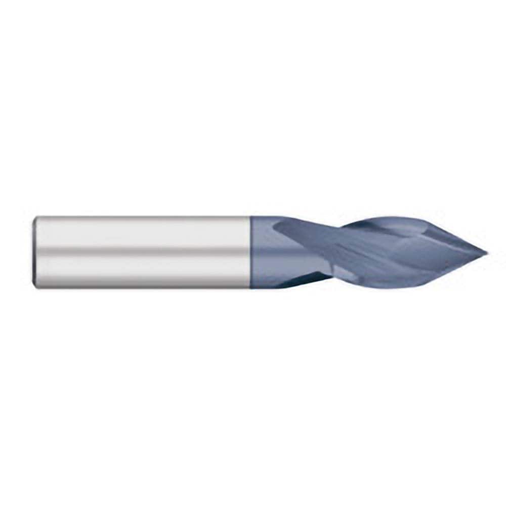 Titan USA - Drill Mills; Material: Solid Carbide ; Mill Diameter (Inch): 7/16 ; Mill Diameter (Decimal Inch): 0.4375 ; Shank Diameter (Inch): 7/16 ; Shank Diameter (Decimal Inch): 0.4375 ; Length of Cut (Inch): 1 - Exact Industrial Supply