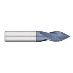Titan USA - Drill Mills; Material: Solid Carbide ; Mill Diameter (Inch): 3/8 ; Mill Diameter (Decimal Inch): 0.3750 ; Shank Diameter (Inch): 3/8 ; Shank Diameter (Decimal Inch): 0.3750 ; Length of Cut (Inch): 1 - Exact Industrial Supply