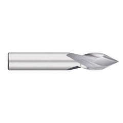 Titan USA - Drill Mills; Material: Solid Carbide ; Mill Diameter (Inch): 1/16 ; Mill Diameter (Decimal Inch): 0.0625 ; Shank Diameter (Inch): 1/8 ; Shank Diameter (Decimal Inch): 0.1250 ; Length of Cut (Inch): 3/16 - Exact Industrial Supply