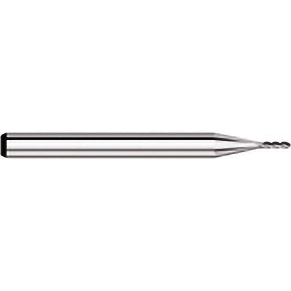 Titan USA - Ball End Mills; Mill Diameter (Decimal Inch): 0.0400 ; Number of Flutes: 4 ; Length of Cut (Decimal Inch): 0.1200 ; Material: Solid Carbide ; Overall Length (Inch): 1-1/2 ; Overall Length (Decimal Inch): 1.5000 - Exact Industrial Supply