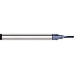 Titan USA - Square End Mills; Mill Diameter (mm): 2.70 ; Mill Diameter (Decimal Inch): 0.1060 ; Number of Flutes: 4 ; Length of Cut (Decimal Inch): 0.3180 ; Material: Solid Carbide ; Finish/Coating: AlTiN - Exact Industrial Supply