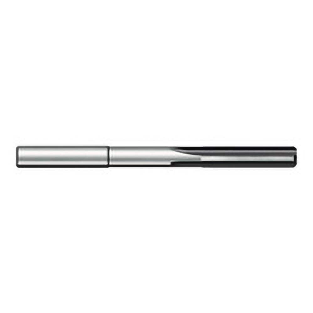 Chucking Reamer: 0.419″ Dia, 4″ OAL, 1-3/8″ Flute Length, Straight Shank, Solid Carbide 6 Flute