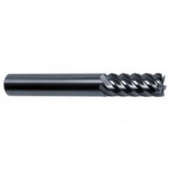 25mm Dia. - 121mm OAL - 45° Helix Bright Carbide End Mill - 10 FL - Americas Industrial Supply