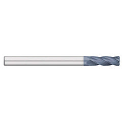Titan USA - Corner Radius & Corner Chamfer End Mills; Mill Diameter (Inch): 3/8 ; Mill Diameter (Decimal Inch): 0.3750 ; End Type: Corner Radius ; Corner Radius (mm): 0.50 ; Corner Radius (Decimal Inch): 0.0200 ; Number of Flutes: 4 - Exact Industrial Supply