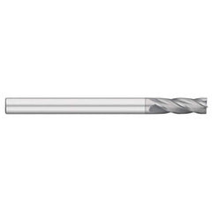 Titan USA - Square End Mills; Mill Diameter (Inch): 3/4 ; Mill Diameter (Decimal Inch): 0.7500 ; Number of Flutes: 4 ; Length of Cut (Inch): 4 ; Length of Cut (Decimal Inch): 4.0000 ; Material: Solid Carbide - Exact Industrial Supply