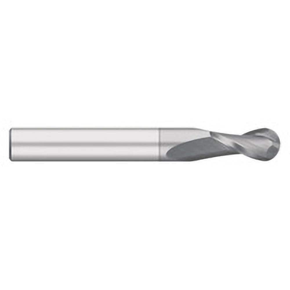 Titan USA - Ball End Mills; Mill Diameter (Inch): 7/16 ; Mill Diameter (Decimal Inch): 0.4375 ; Number of Flutes: 2 ; Length of Cut (Inch): 2 ; Length of Cut (Decimal Inch): 2.0000 ; Material: Solid Carbide - Exact Industrial Supply