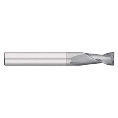 Titan USA - Square End Mills; Mill Diameter (Inch): 1/4 ; Mill Diameter (Decimal Inch): 0.2500 ; Number of Flutes: 2 ; Length of Cut (Inch): 1 ; Length of Cut (Decimal Inch): 1.0000 ; Material: Solid Carbide - Exact Industrial Supply