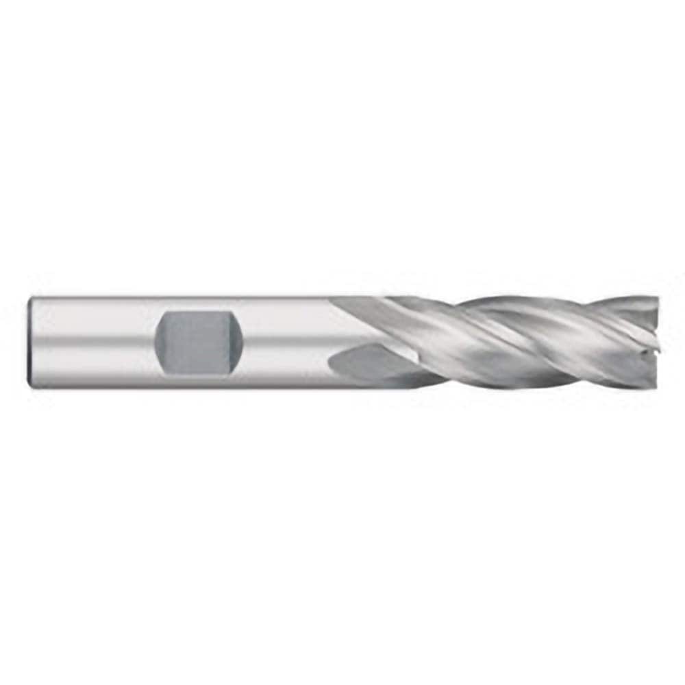 Titan USA - Square End Mills; Mill Diameter (Inch): 1 ; Mill Diameter (Decimal Inch): 1.0000 ; Number of Flutes: 4 ; Length of Cut (Inch): 1-7/8 ; Length of Cut (Decimal Inch): 1.8750 ; Material: Cobalt - Exact Industrial Supply