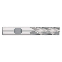 Titan USA - Square End Mills; Mill Diameter (Inch): 1-1/2 ; Mill Diameter (Decimal Inch): 1.5000 ; Number of Flutes: 4 ; Length of Cut (Inch): 2 ; Length of Cut (Decimal Inch): 2.0000 ; Material: Cobalt - Exact Industrial Supply