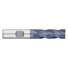 Titan USA - Square End Mills; Mill Diameter (Inch): 1-1/2 ; Mill Diameter (Decimal Inch): 1.5000 ; Number of Flutes: 4 ; Length of Cut (Inch): 2 ; Length of Cut (Decimal Inch): 2.0000 ; Material: Cobalt - Exact Industrial Supply