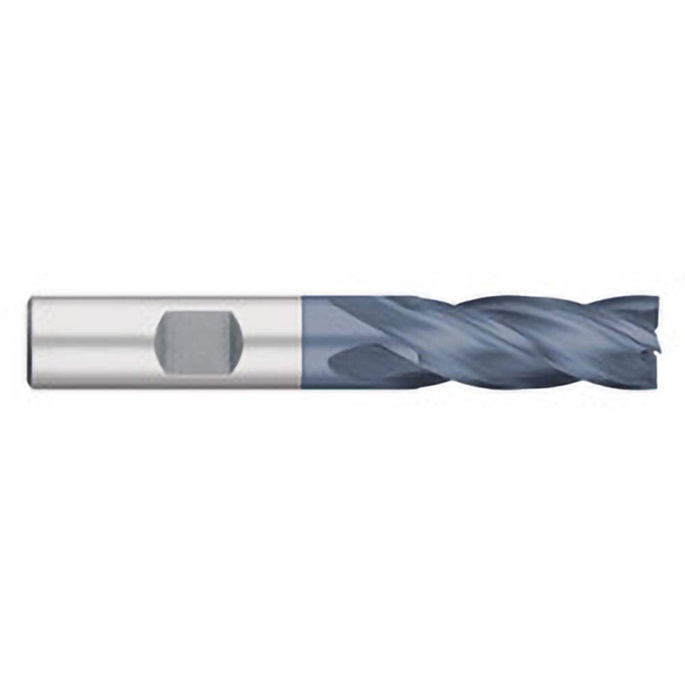 Titan USA - Square End Mills; Mill Diameter (Inch): 3/8 ; Mill Diameter (Decimal Inch): 0.3750 ; Number of Flutes: 4 ; Length of Cut (Inch): 3/4 ; Length of Cut (Decimal Inch): 0.7500 ; Material: Cobalt - Exact Industrial Supply