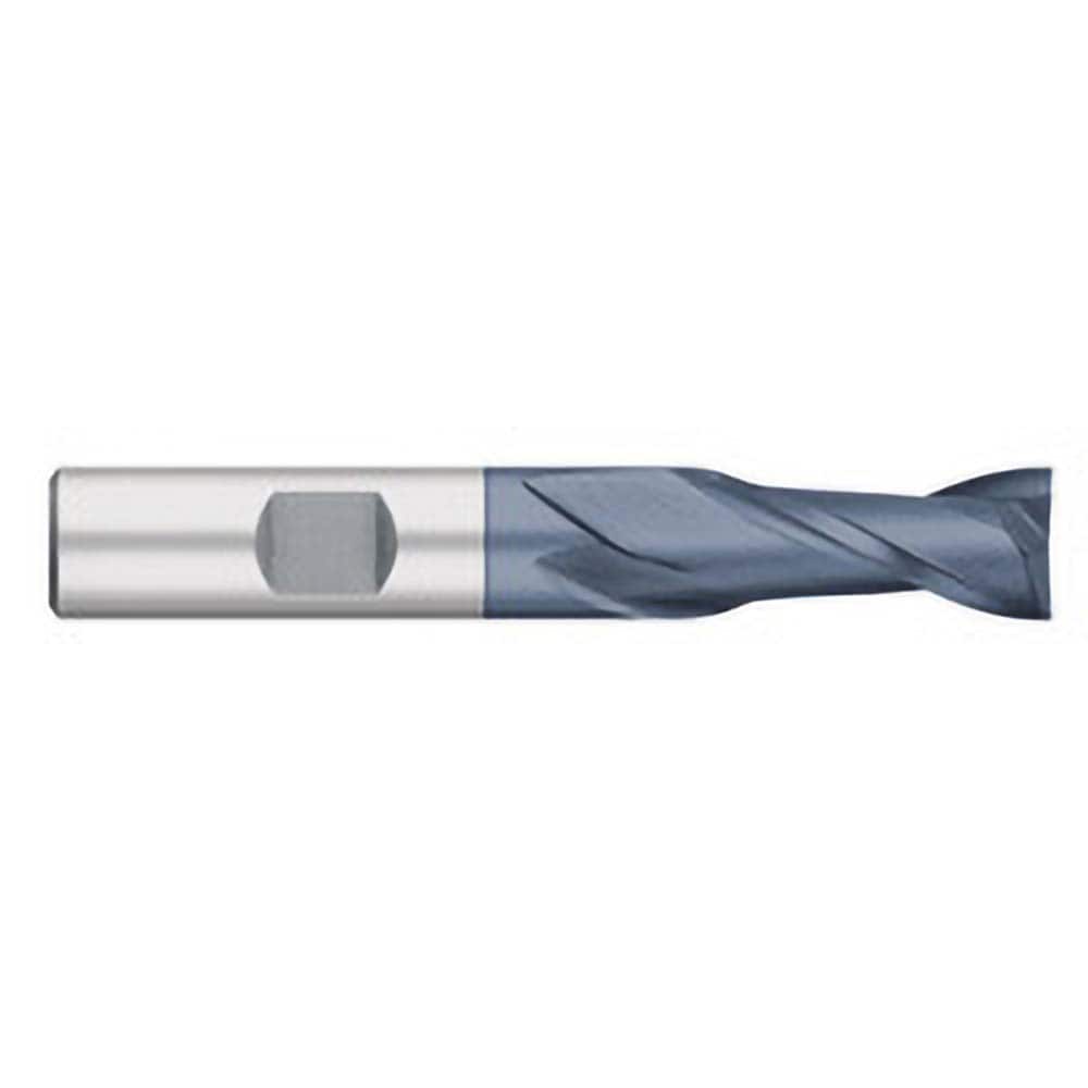 Titan USA - Square End Mills; Mill Diameter (Inch): 1-1/2 ; Mill Diameter (Decimal Inch): 1.5000 ; Number of Flutes: 2 ; Length of Cut (Inch): 1-5/8 ; Length of Cut (Decimal Inch): 1.6250 ; Material: Cobalt - Exact Industrial Supply
