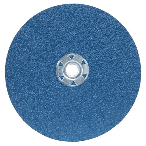 ‎7″ × 1/4″ × 5/8″-11 NorZon BlueFire F826 Fiber Disc 24 Grit Ceramic Alumina/Zirconia Alumina - Americas Industrial Supply