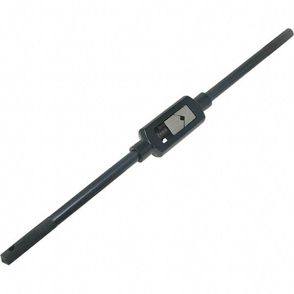 Vermont Tap & Die - 3/8 to 1-1/4" Tap Capacity, Straight Handle Tap Wrench - 40" Overall Length - Americas Industrial Supply