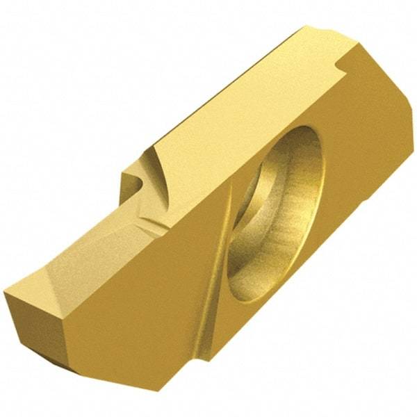 Iscar - SCIL22100 P IC1008 Grade, 0.0394" Cutting Width, Carbide Cutoff Insert - Neutral Lead Angle, 0.0032" Cnr Rad, TiAlN/TiN Coated, Single End - Americas Industrial Supply