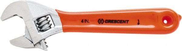 Crescent - 1-5/16" Jaw Capacity, 10" Standard Adjustable Wrench - Steel, Chrome Finish, 10" OAL - Americas Industrial Supply